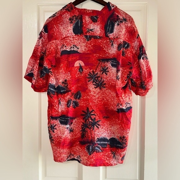 Old College Inn OCI Mens Size Lg Hawaiian Style Shirt Tropical Short Sleeve - Picture 2 of 4